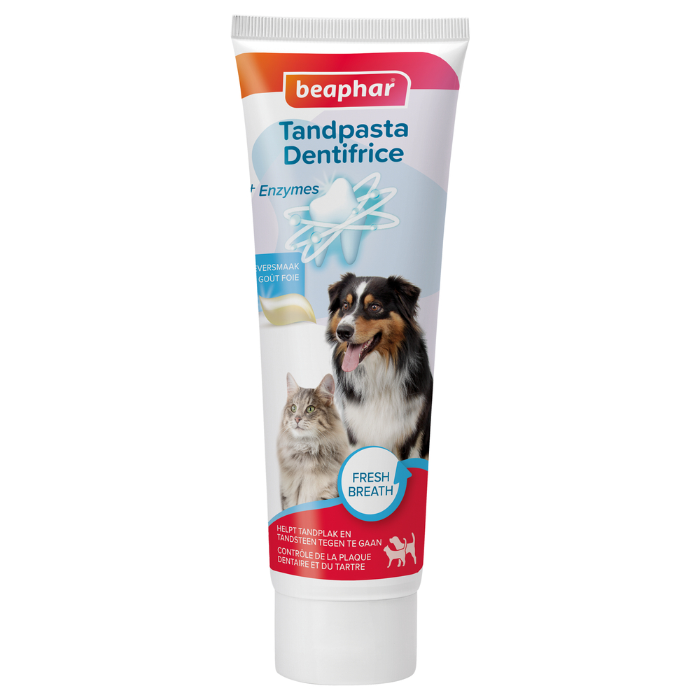 Dentifrice pour chien et chat, goût foie 100 g