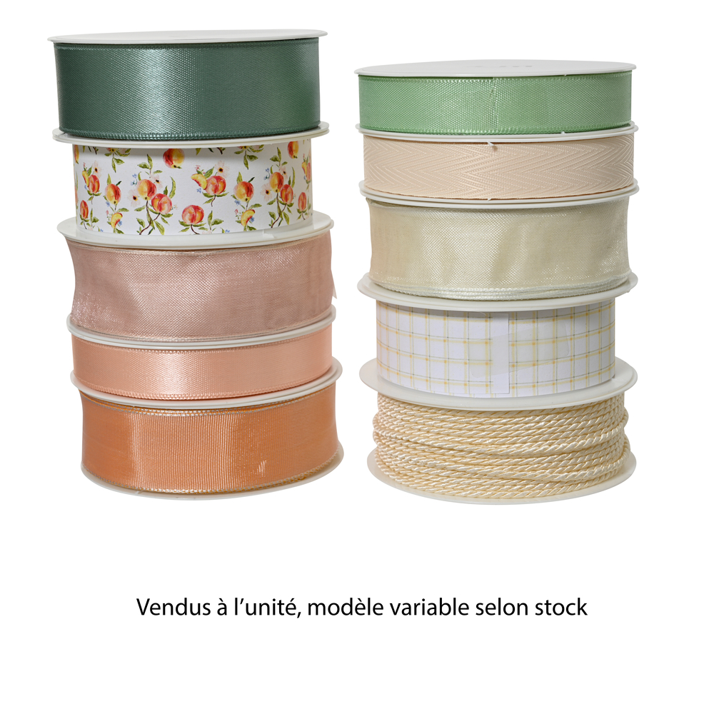 Ruban en polyester, modèles variables - L.400cm