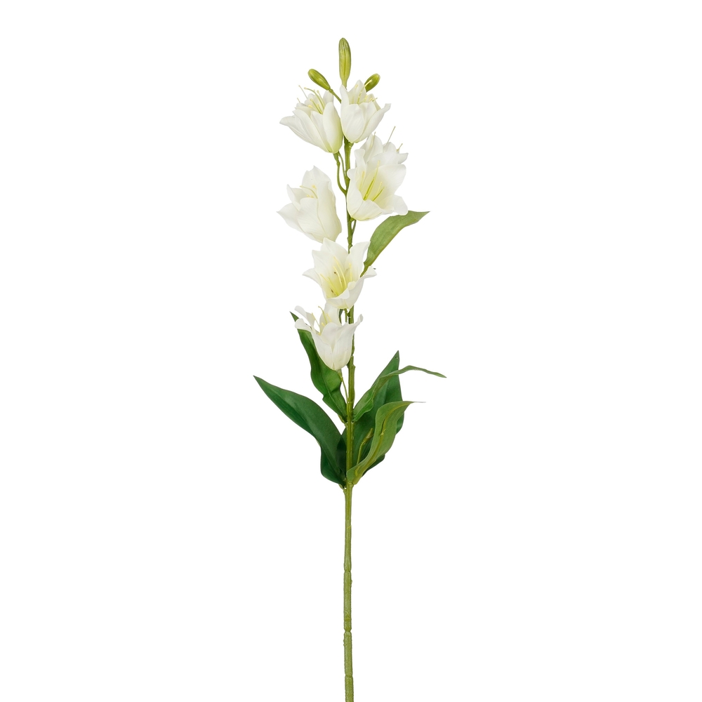 Fleur artificielle - Campanule crème L.71cm