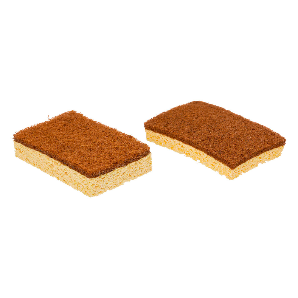 Lot de 2 éponges 'Blackwood' en fibre de coco