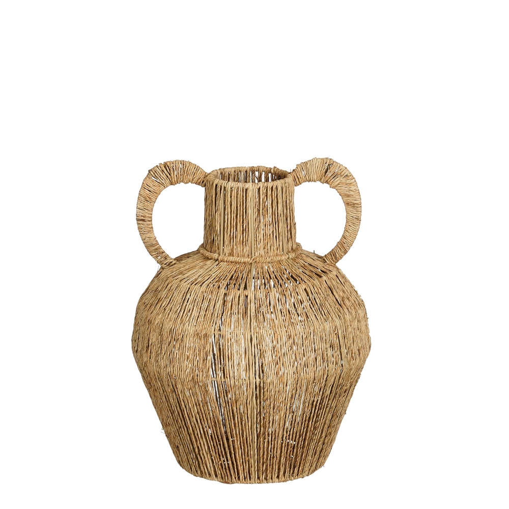 Vase décoratif 'Nala', coloris marron - H.38xD.29cm