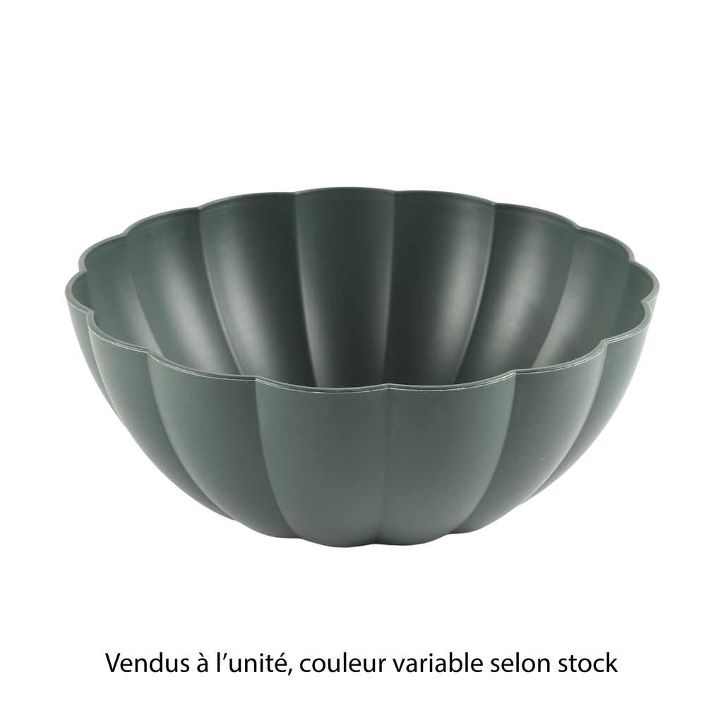 Saladier Iris, coloris variables - D.24xH.8,9cm