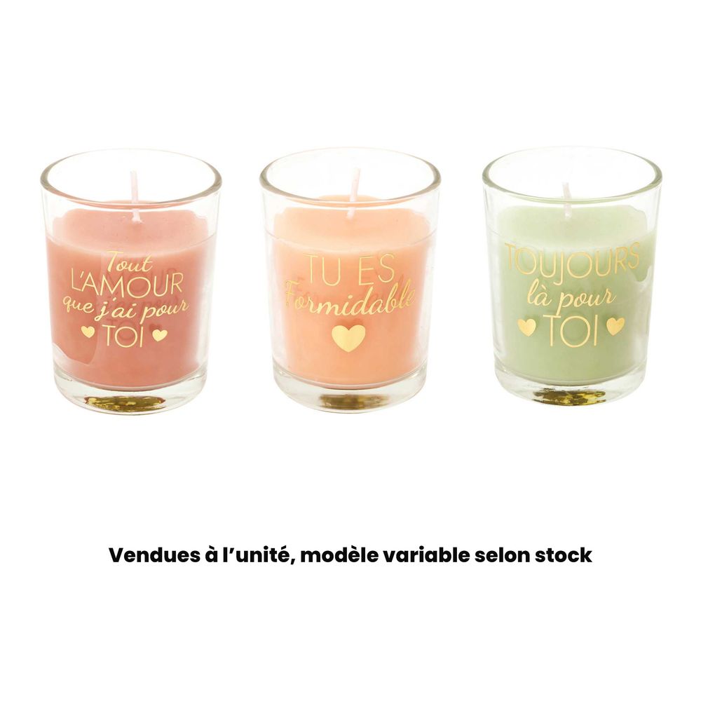 Bougie parfumée avec bijou 