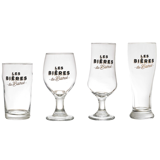 Coffret 4 verres à bière