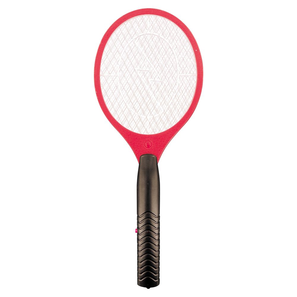 Raquette électrique anti-insectes, coloris rouge/noir - H.46cm