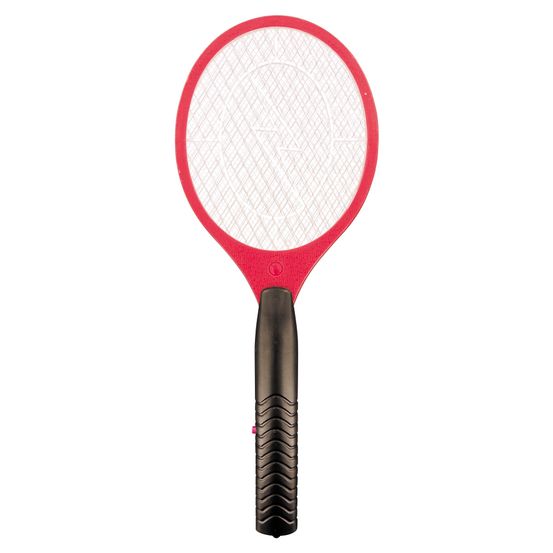 Raquette électrique anti-insectes, coloris rouge/noir - H.46cm