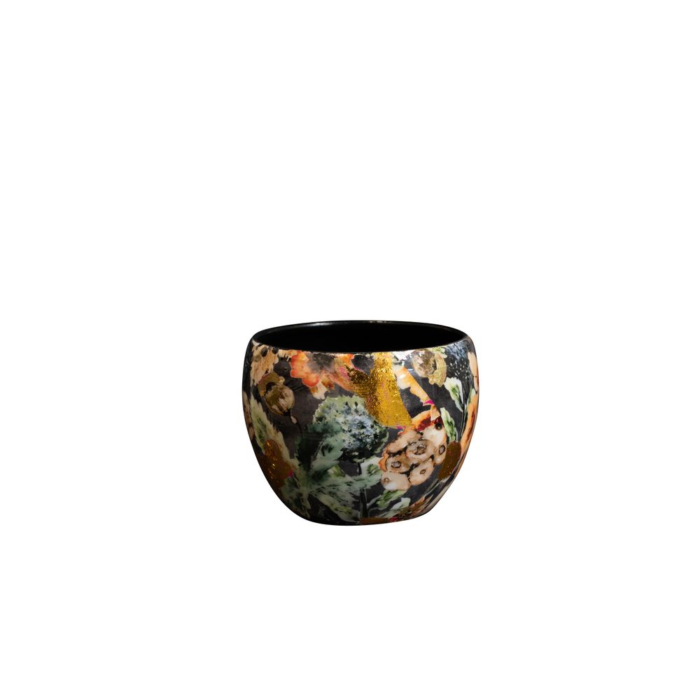 Cache-pot Berry D.9xH.7cm bleu