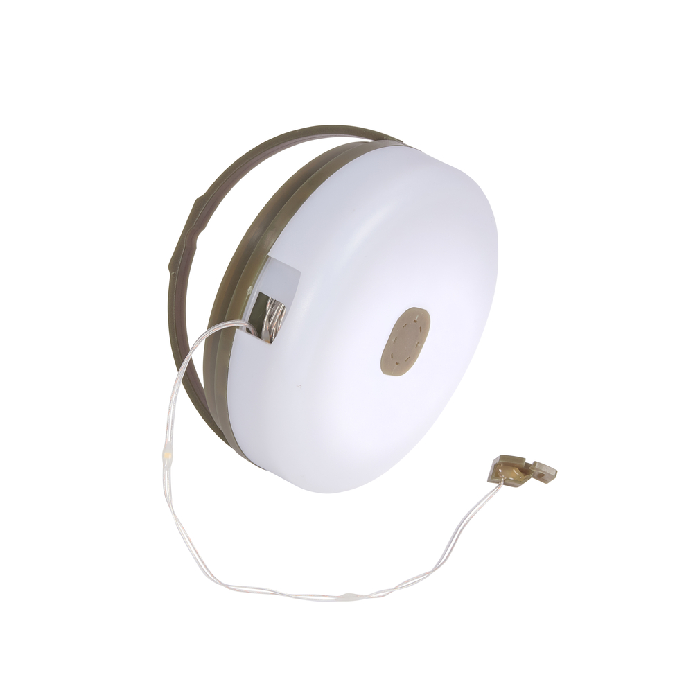 Guirlande solaire portable 4-en-1, LED blanc chaud