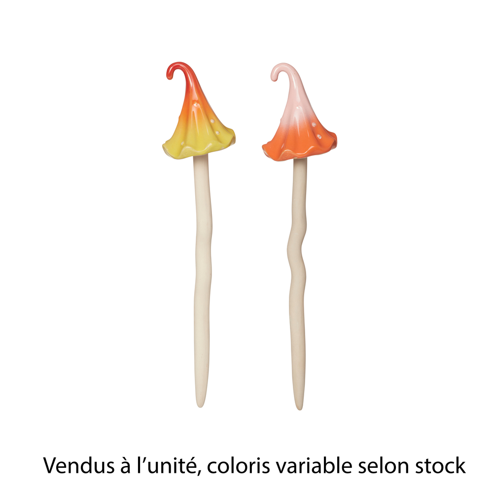Champignon Wizard's Hat Large, en céramique - L35xl8xH35cm