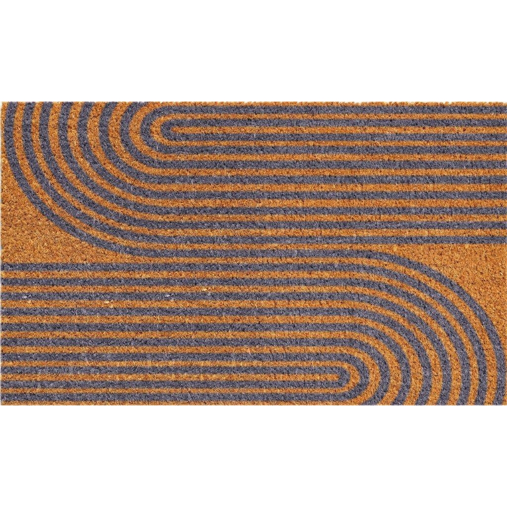 Paillasson 'Cocovea geo', coloris naturel - L.75xl.45cm