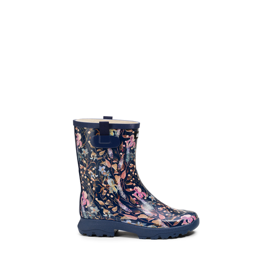 Bottillon 'Alya Print Bosquet', coloris bleu - taille 40
