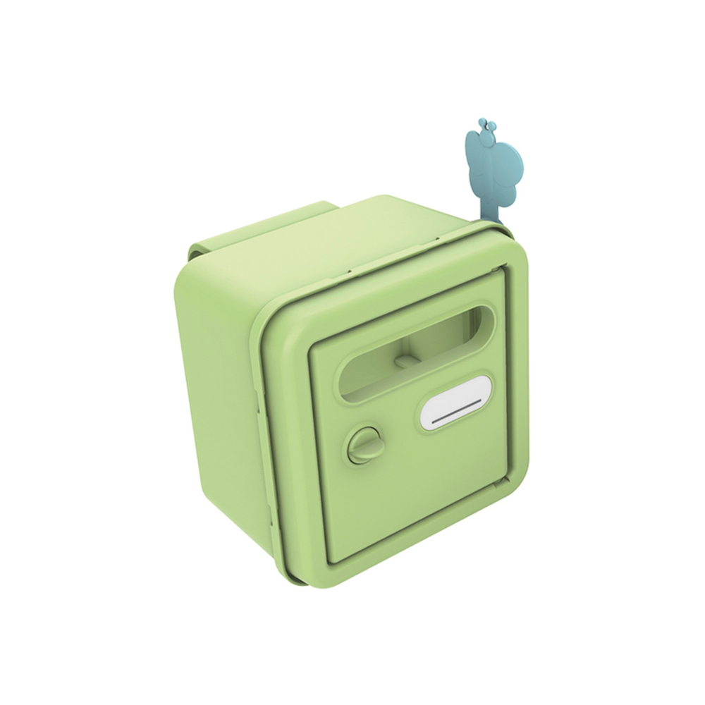 Boîte aux lettres pour enfant, coloris vert - L.13,8xl.17,3xH.17,6cm