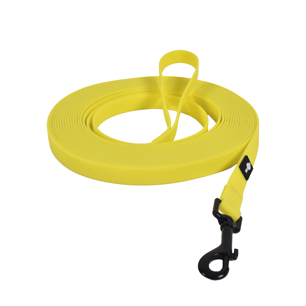 Longe pour chien 'Popy', coloris jaune - 10m
