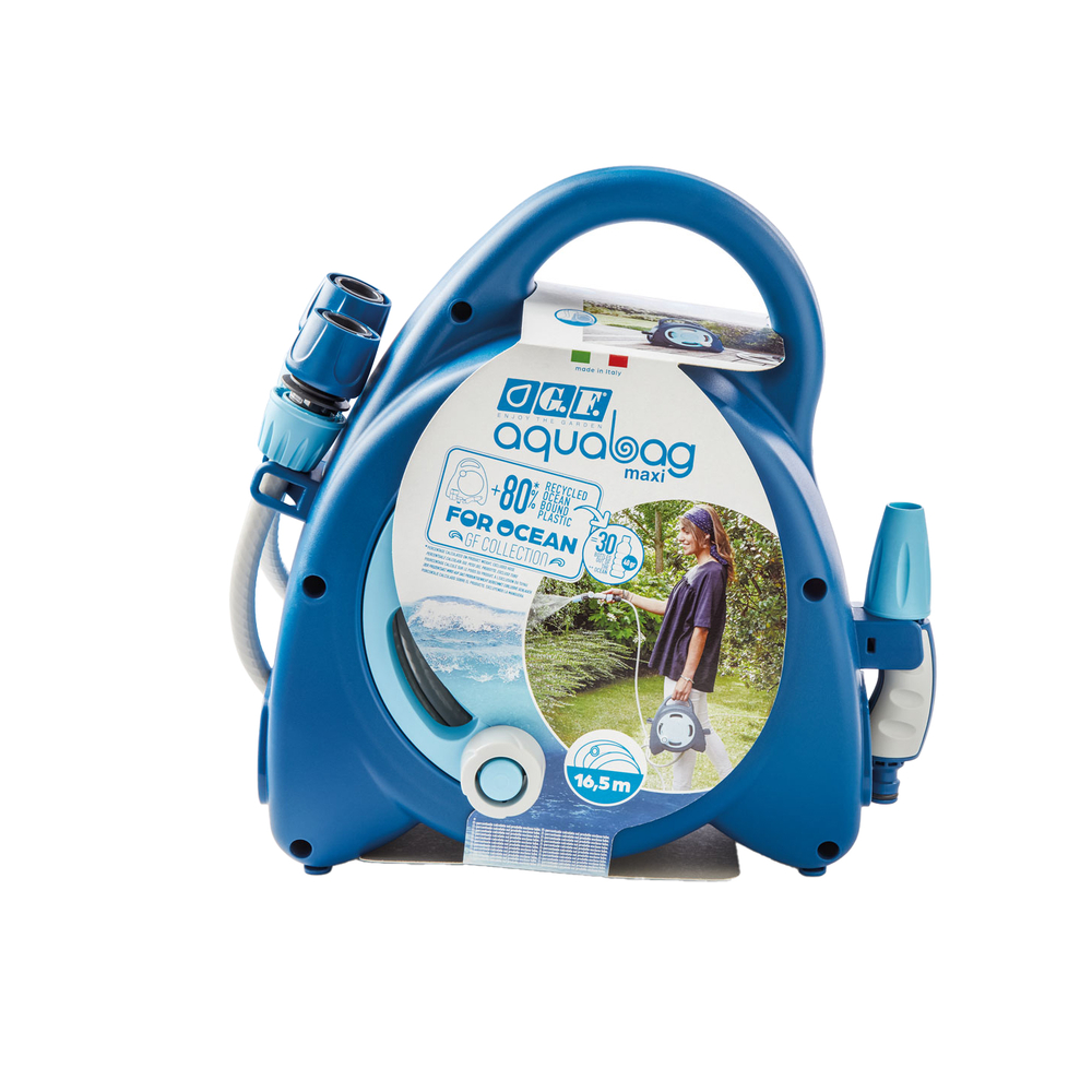 Enrouleur de tuyau d'arrosage 'Aquabag' - L.16,5m