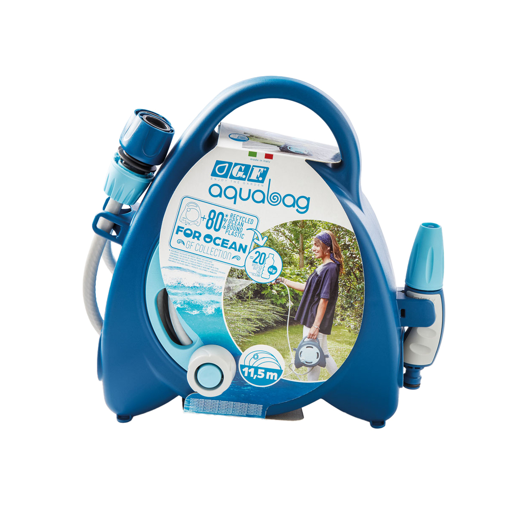 Enrouleur de tuyau d'arrosage 'Aquabag' - L.11,5m