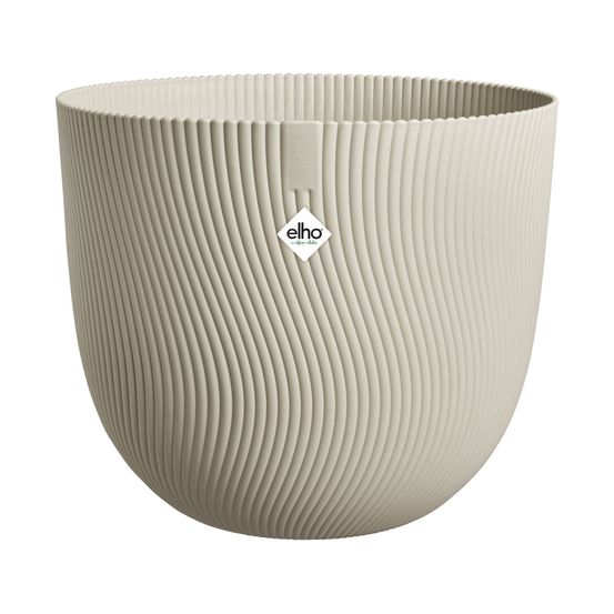 Pot Sereh rond, coloris beige champignon - D.25cm