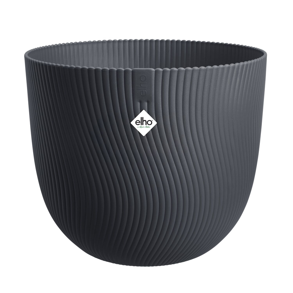 Pot Sereh rond, coloris anthracite - D.47cm