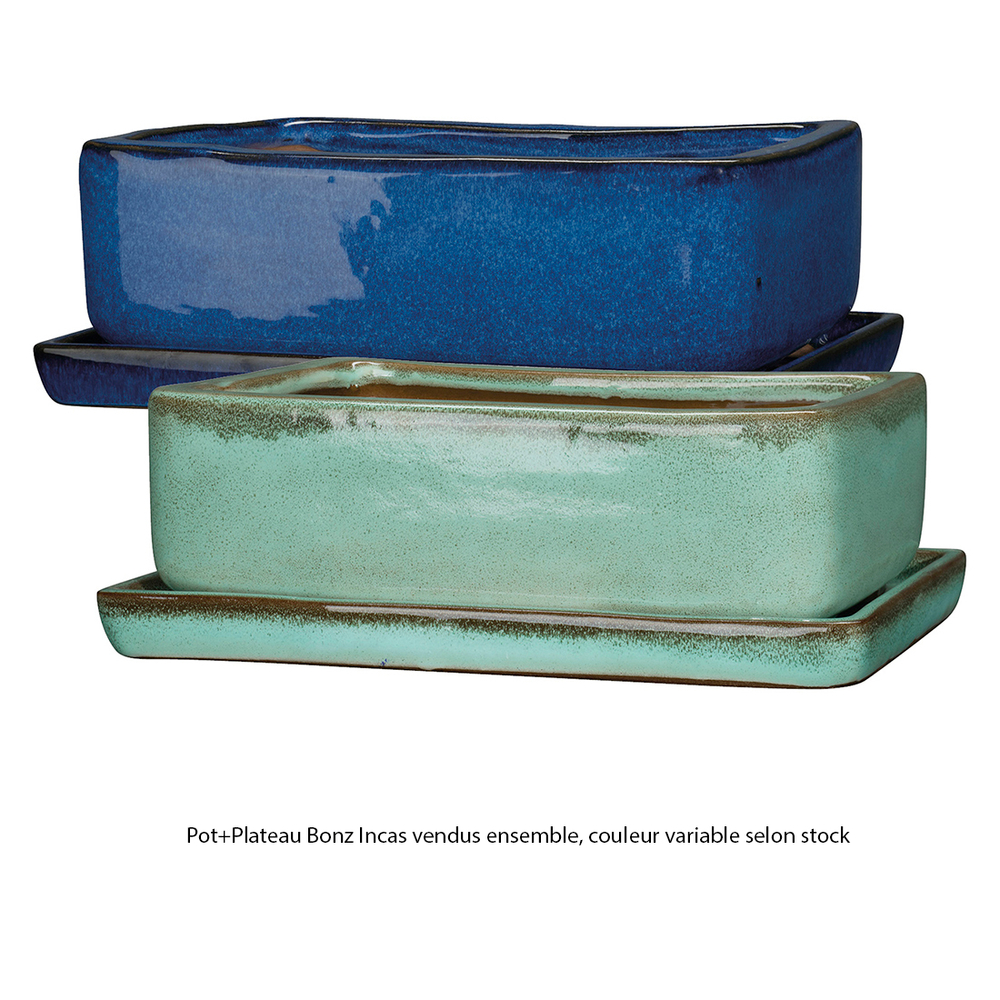 Bol bonsaï avec soucoupe Incas - D35x23xh12cm
