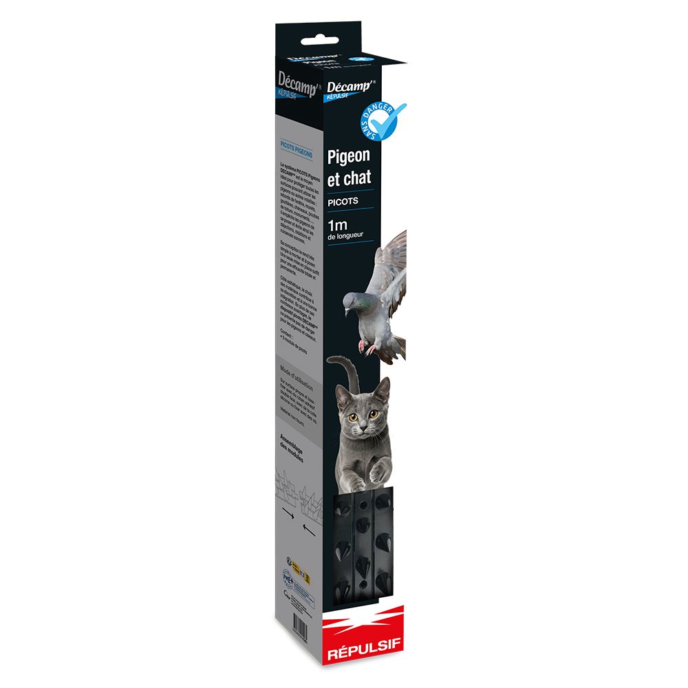 Picots pour pigeons, chats, animaux - L.1m