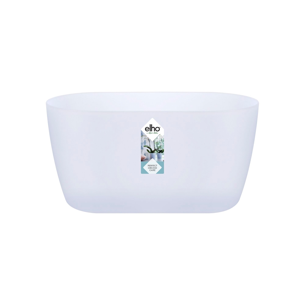 Pot Brussels pour deux orchidées, coloris transparent - D.13cm