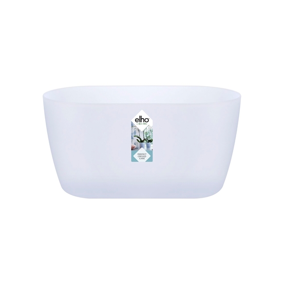 Pot Brussels pour deux orchidées, coloris transparent - D.13cm