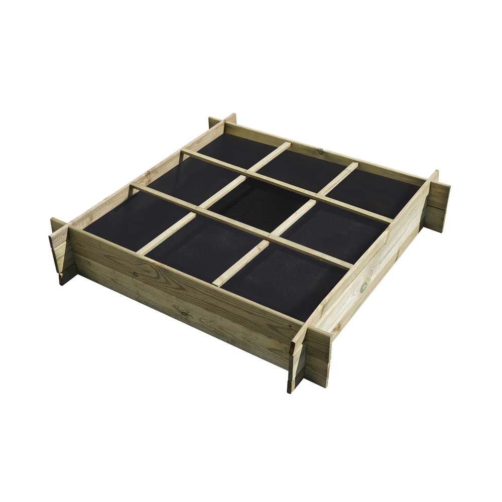 Carré potager Cardon XS - L.90xl.90xH.18cm