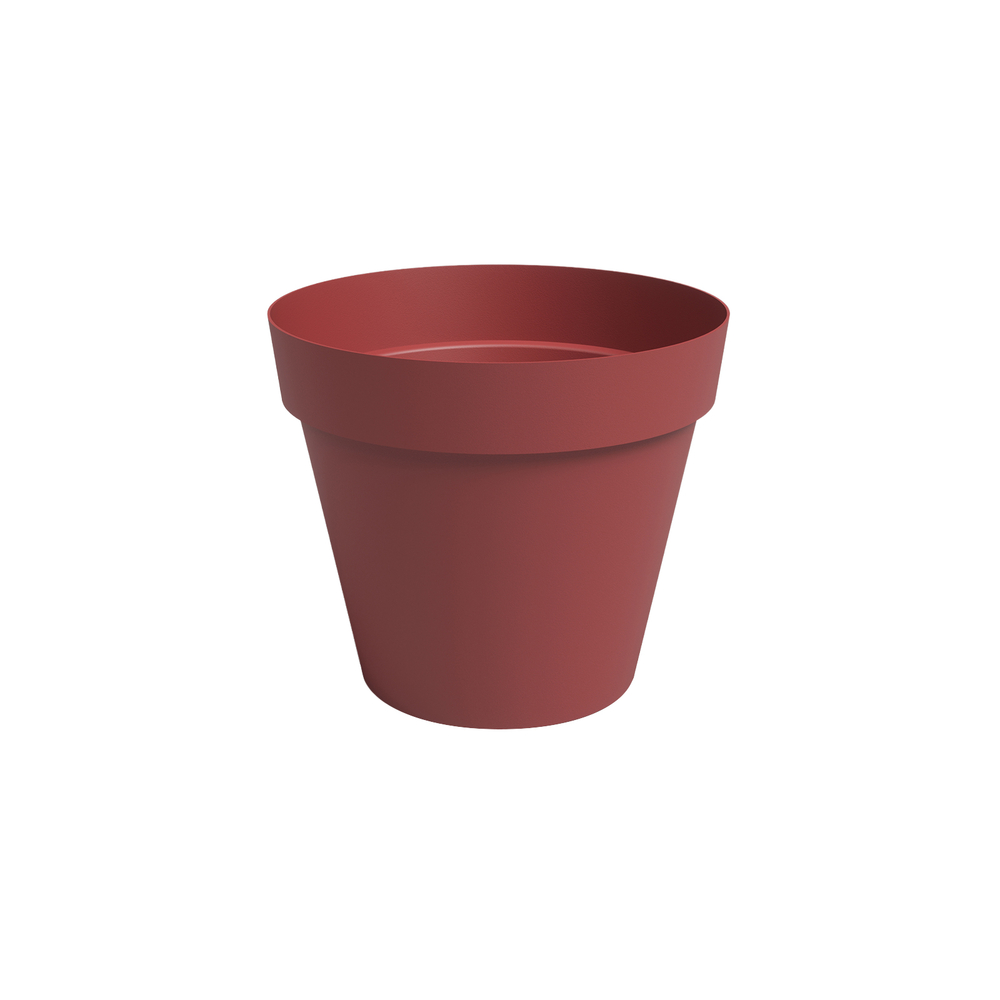Pot Agape, coloris rouge foncé - D.16cm