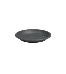 Soucoupe ronde, coloris anthracite - D.18cm