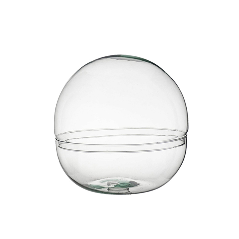 Vase 'Mini Monde' en verre - D.20xH.20cm