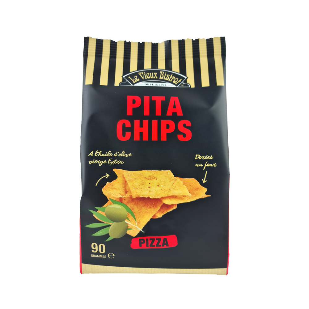 Pita chips, saveur pizza, à l'huile vierge extra - 90g