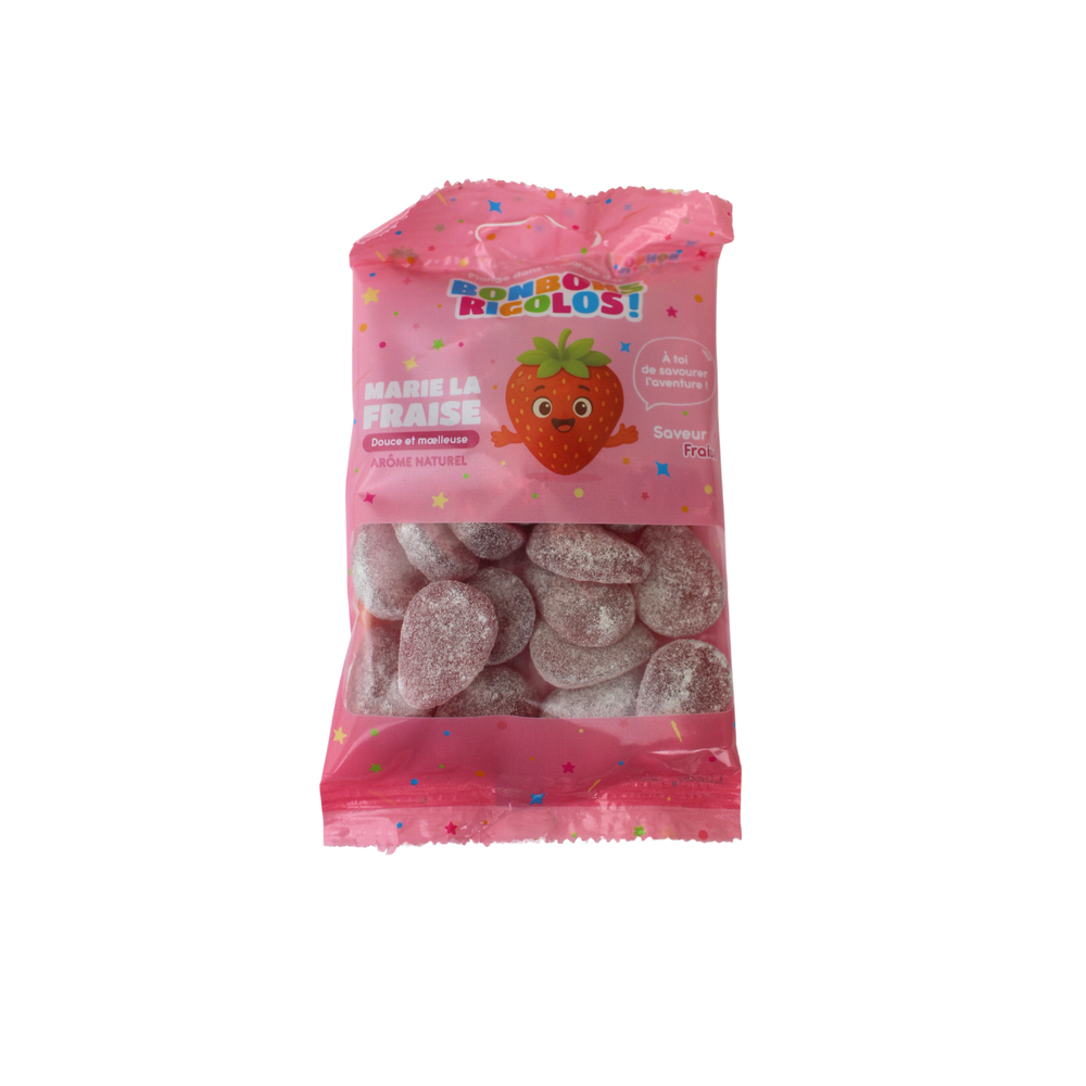 bonbons fraise sucrée 100g