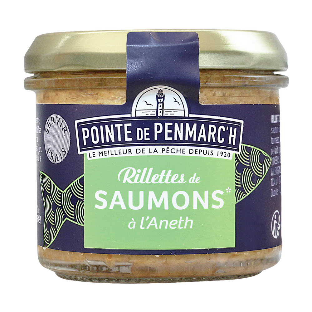 Rillettes de saumons à l'aneth - 100g