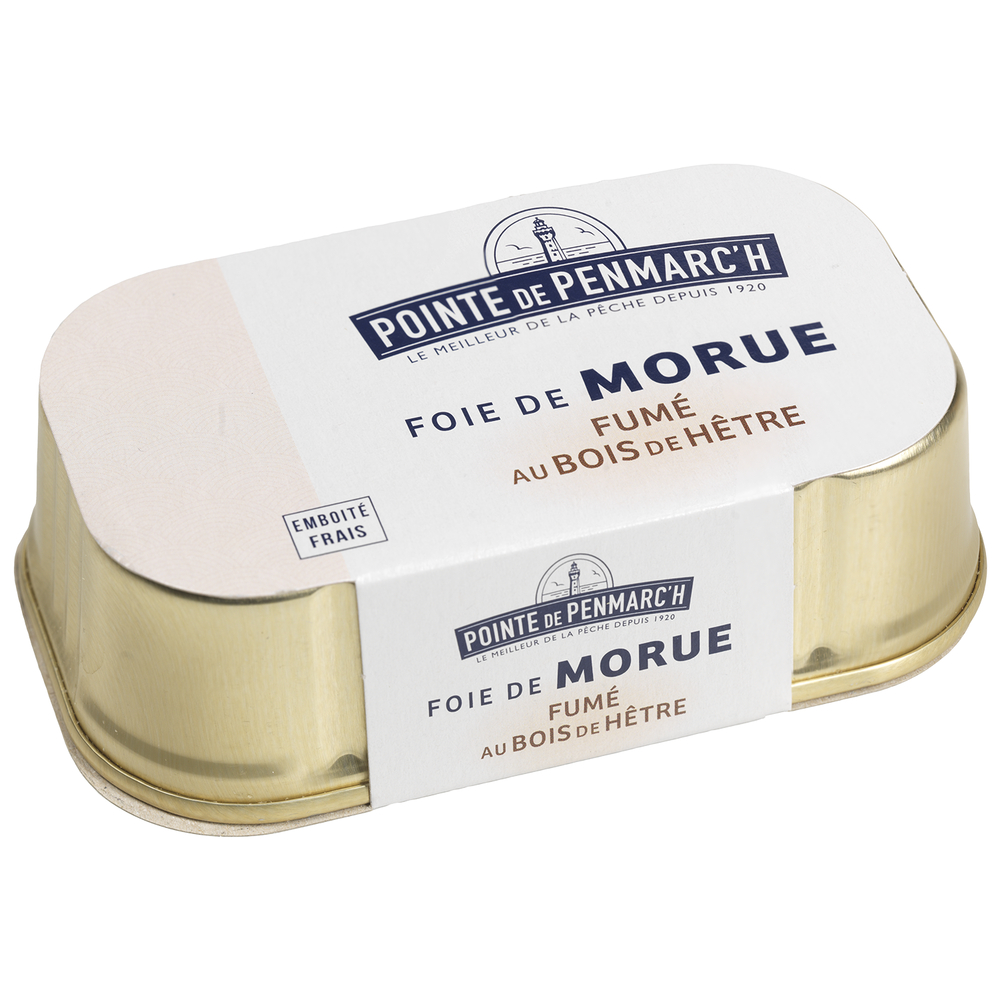 Foie de morue fumé au bois de hêtre - 121g