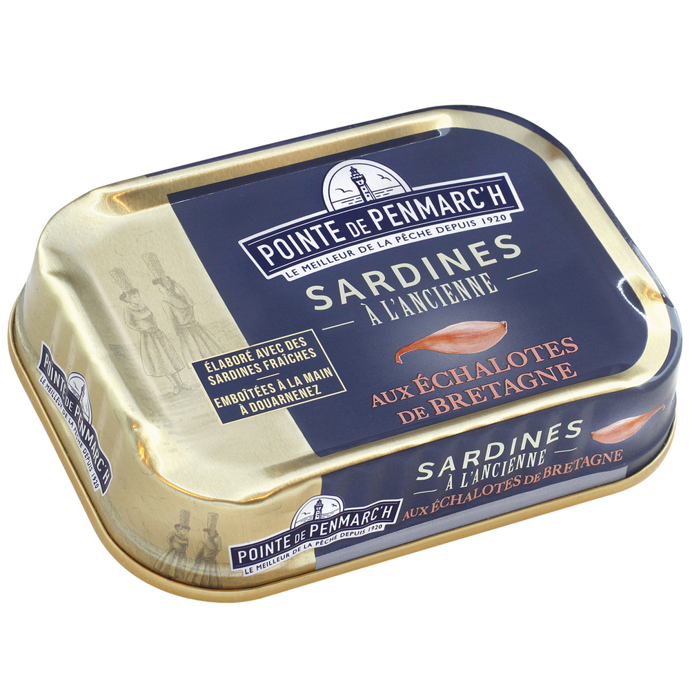 Sardines à l'ancienne aux échalotes de Bretagne - 115g