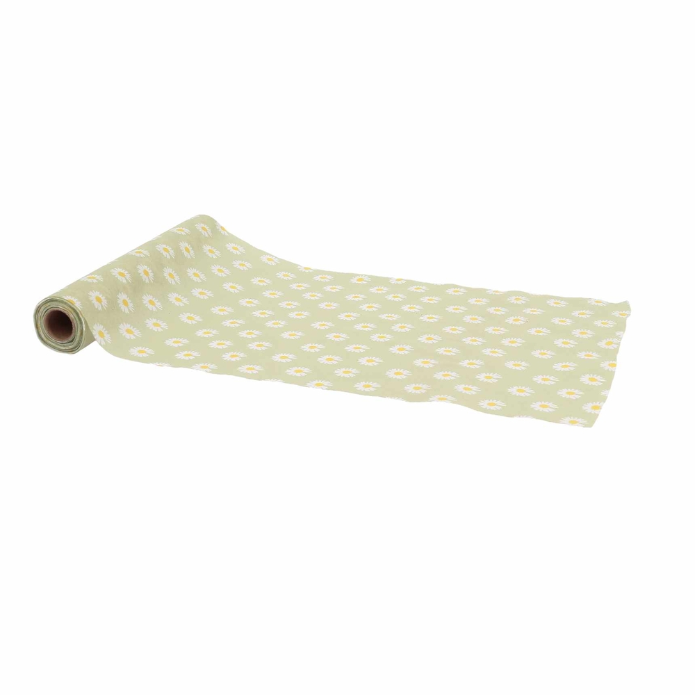 Chemin de table 'Pâquerette' en papier intissé - L.40xl.28cm