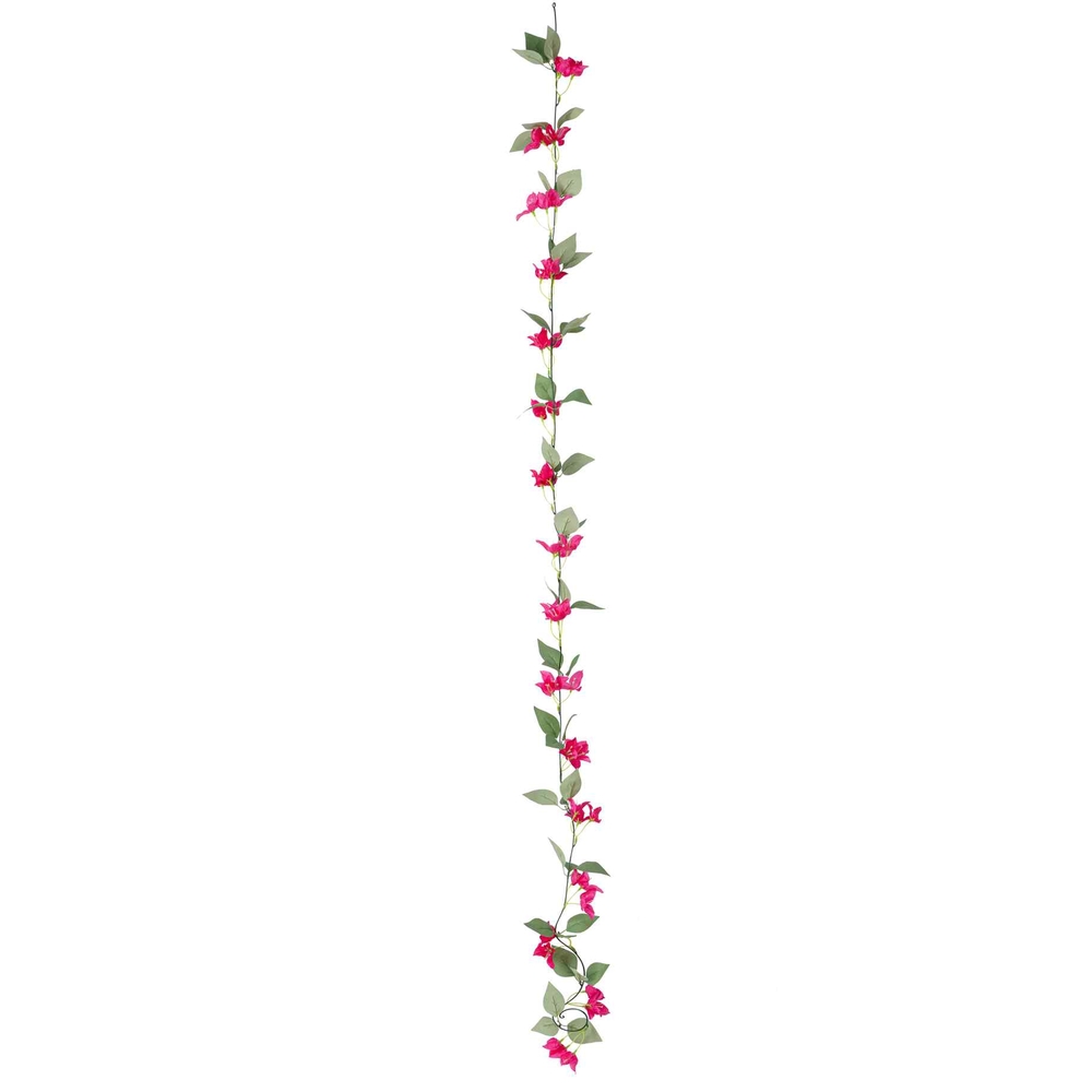 Guirlande décorative de bougainvillier, coloris mixte - L.210cm