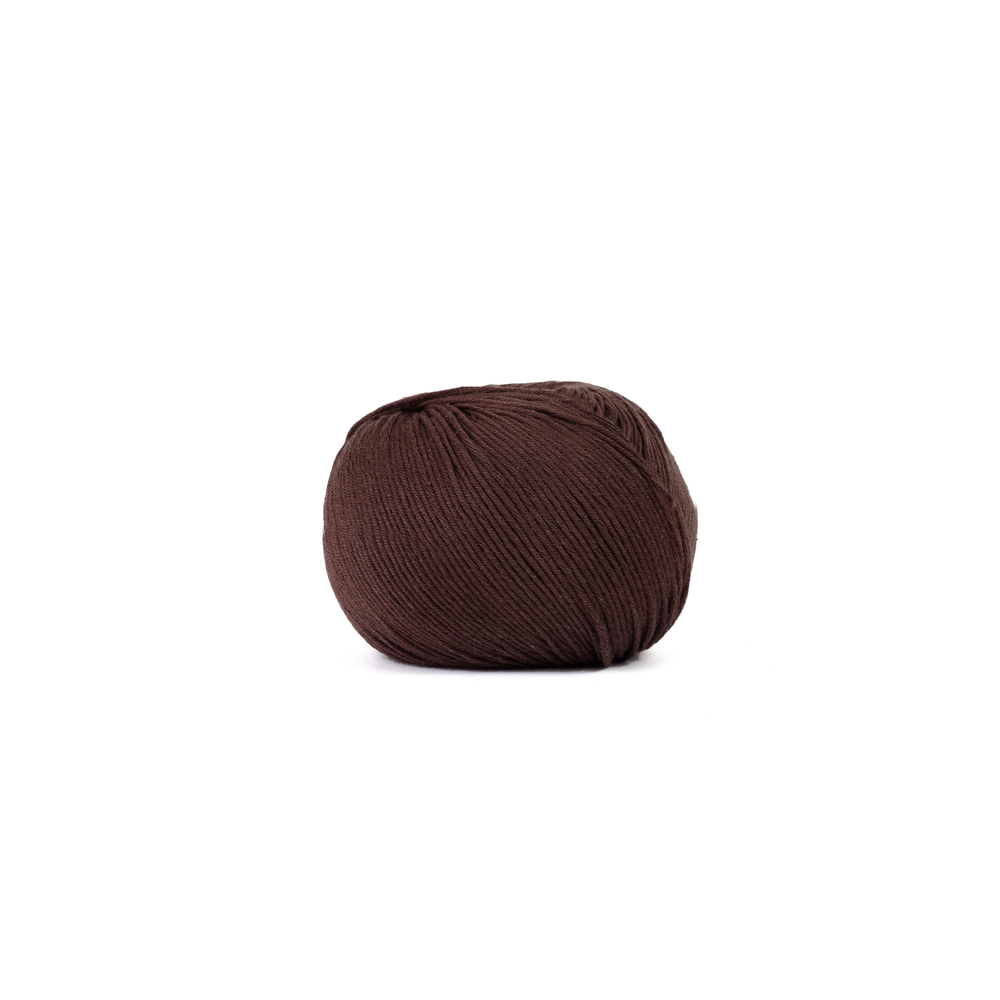 Pelote Natura en coton, coloris chocolat N502- 50g