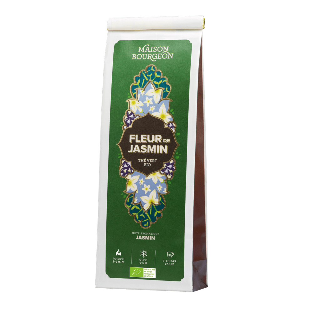 Thé vert bio,Fleur de Jasmin 100g