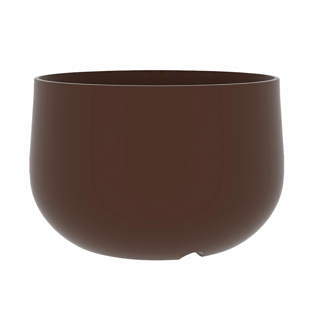 Pot rond Acaya, coloris corten - D.60xH.41cm