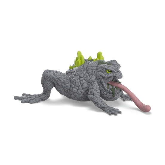 Figurine de crapaud de pierre - L.13,7cm