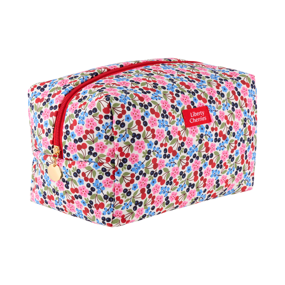 Trousse 'Liberty cheries' - L.23xl.15cm