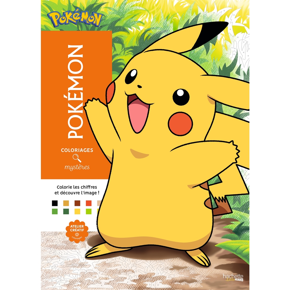 Coloriages mystères, thème Pokémon