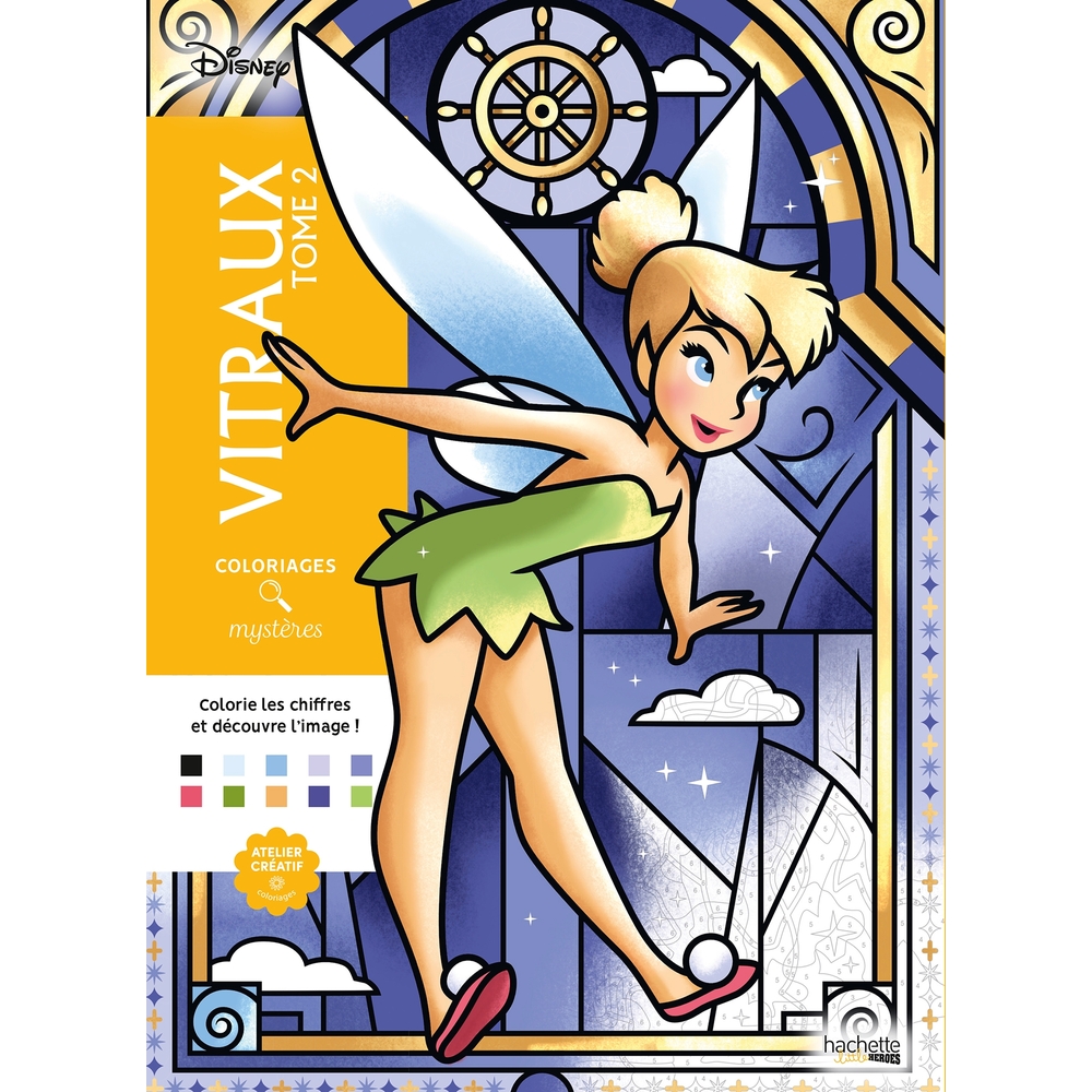 100 coloriages mystères 'Vitraux' - Tome 2