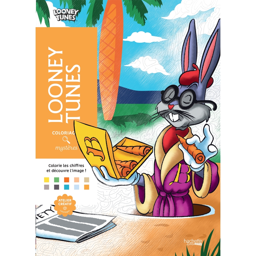 100 coloriages mystères, thème Looney Tunes
