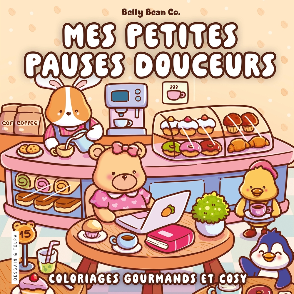 40 coloriages gourmands et cosy : 'Mes petites pauses douceurs'