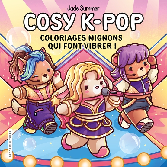 Coloriages mignons qui font vibrer 'Cosy K-POP'