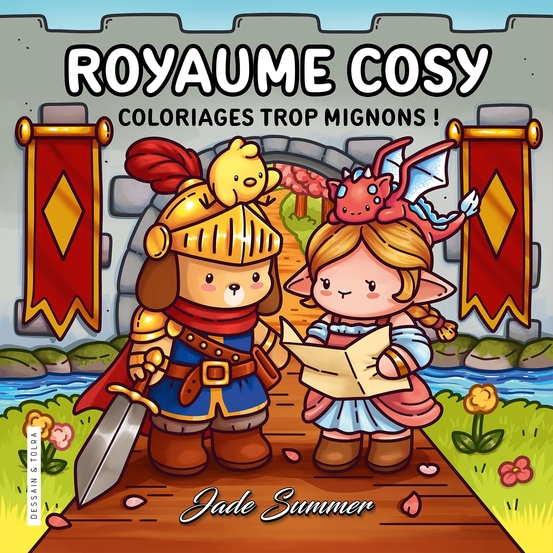 Coloriages mignons fantastiques 'Royaume Cosy'
