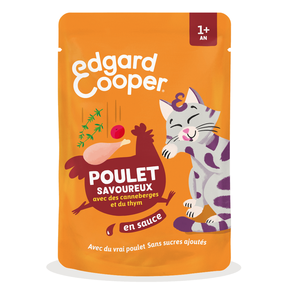 Pâtée pour chat, au poulet en sauce - 85g