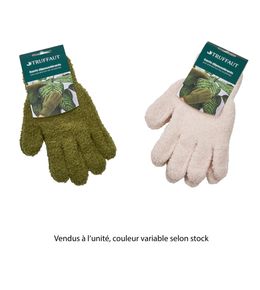 Gants pour dépoussiérer les plantes d'intérieur