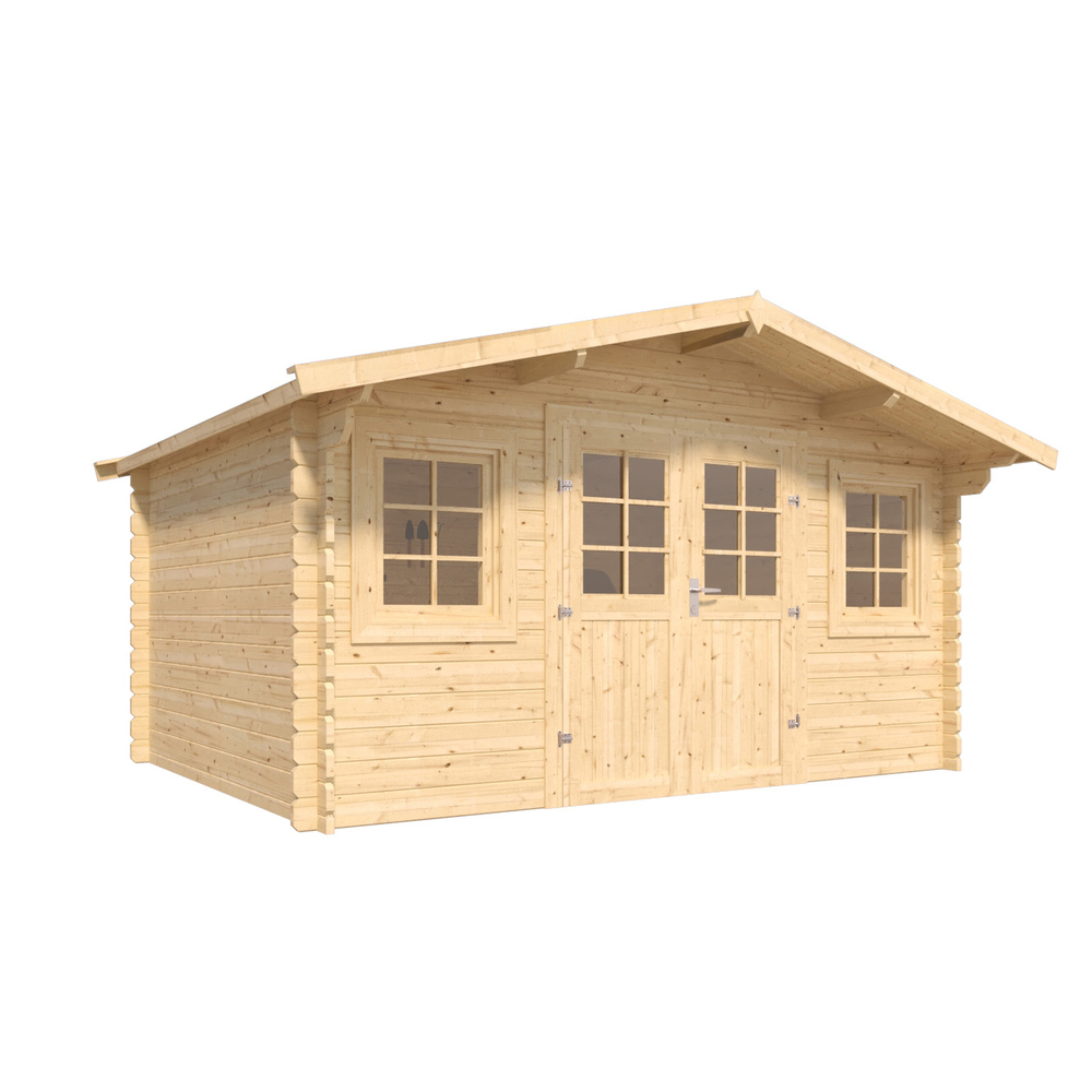 Abri Stelo en bois massif, 10m2 - L.400xl.295xH.230cm